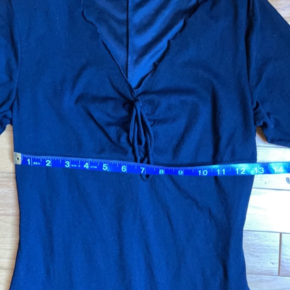 Vintage 90s Little Black Dress - Mesh, Lined - Picture 8 of 11